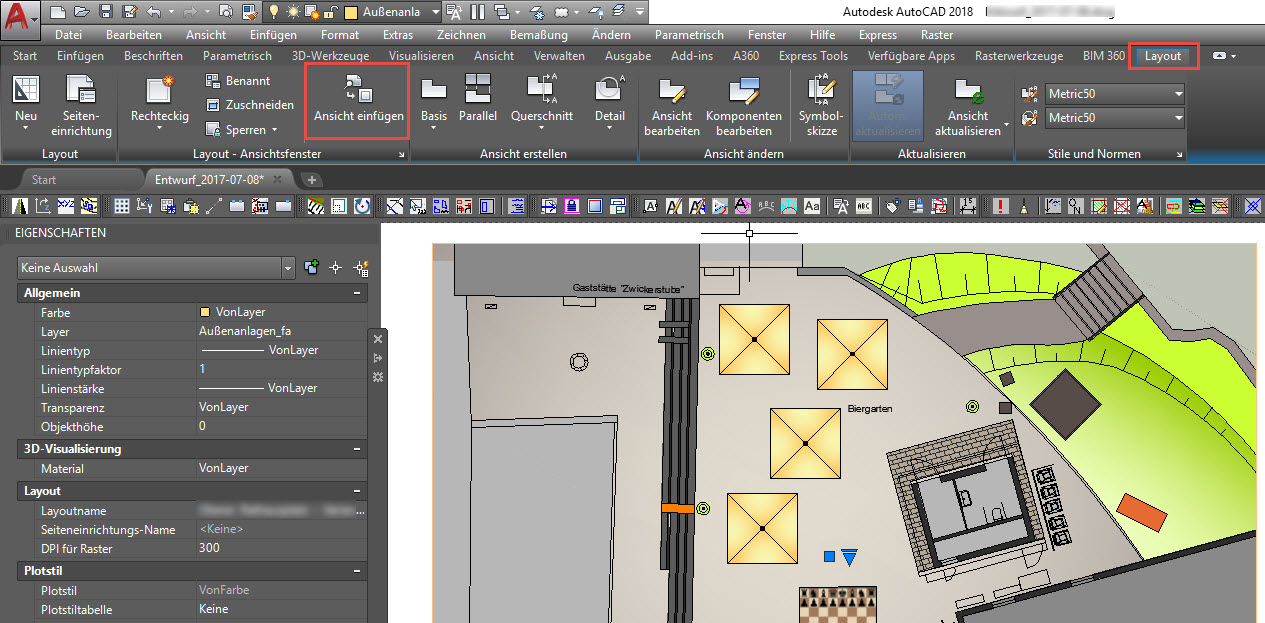 Autocad 18 1 1 Schnell Neue Layout Ansichtsfenster Erstellen Cadgestaltung De