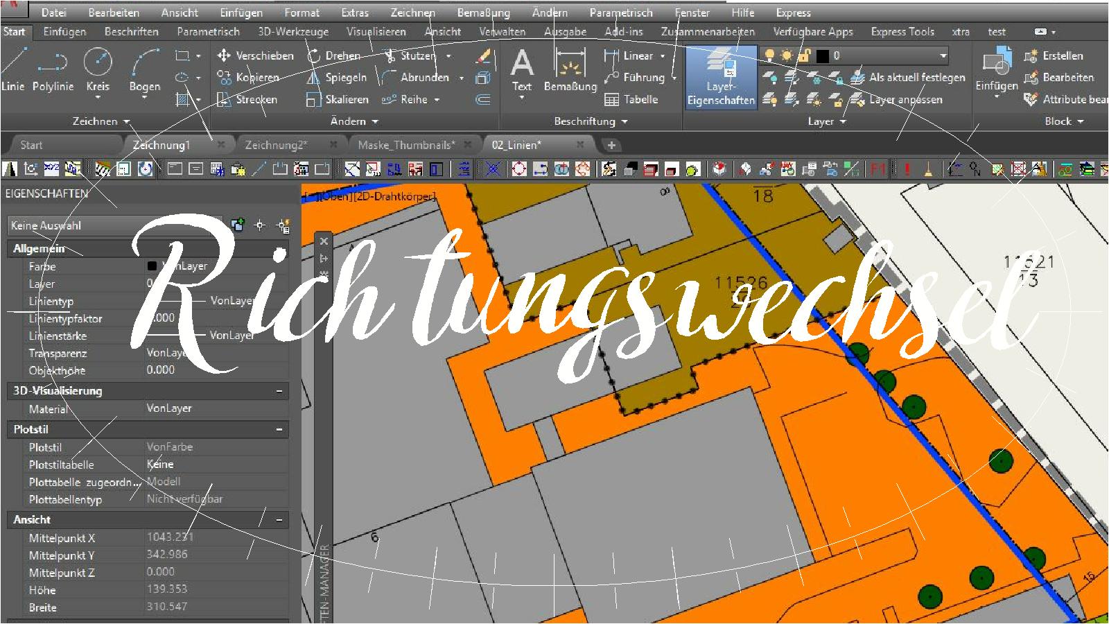 AutoCAD Tipp: Richtungswechsel von Polylinien