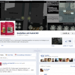 Buchreihe „Gestalten mit AutoCAD“ bei Facebook